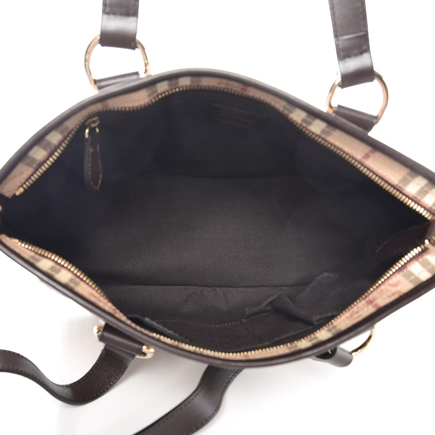 Haymarket Check Medium Regent Tote Chocolate