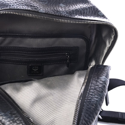 MCM Visetos Small Side Stud Stark Backpack Black 4 of 4