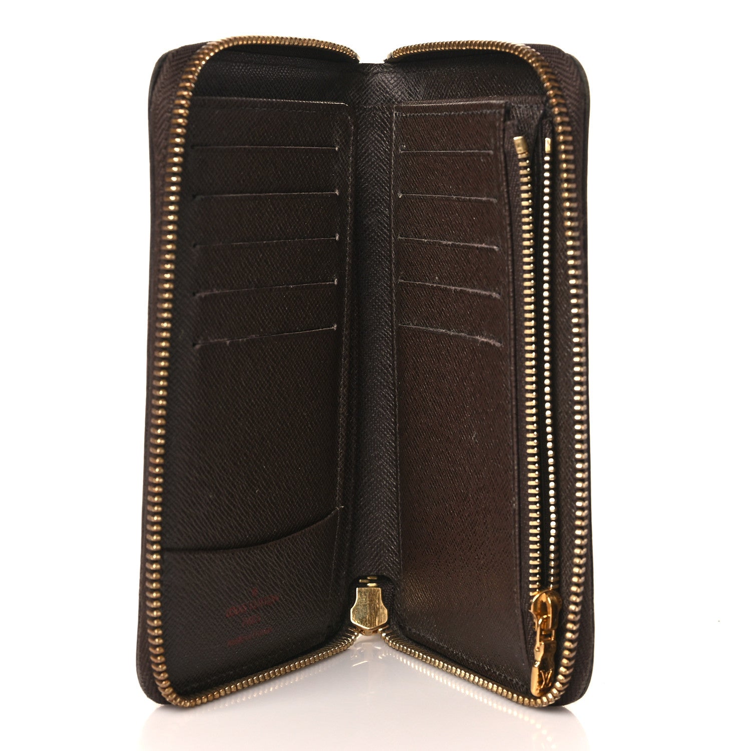 Louis Vuitton Damier Ebene Zippy Compact Wallet 5 of 11