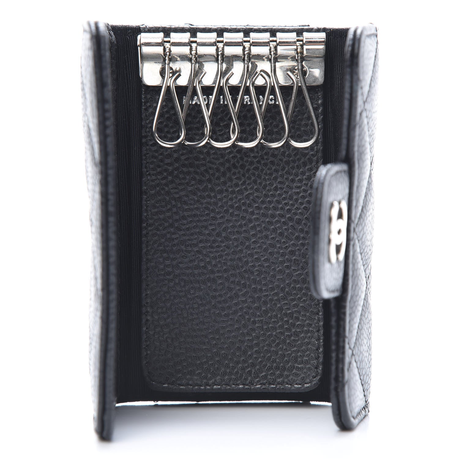 Chanel Caviar Quilted 6 Key Holder Black 5 of 10