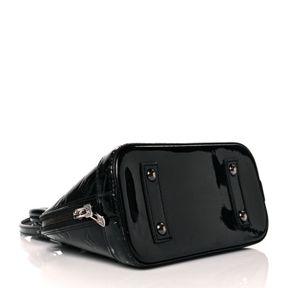 Louis Vuitton Vernis Alma BB Noir Magnetique 4 of 18