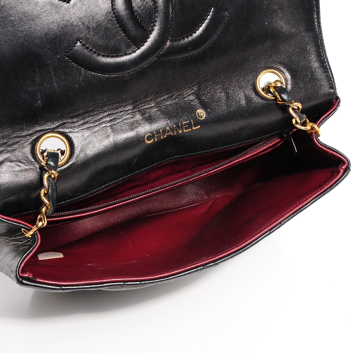 Chanel Quilted Lambskin Small Single Flap Black 4 of 8