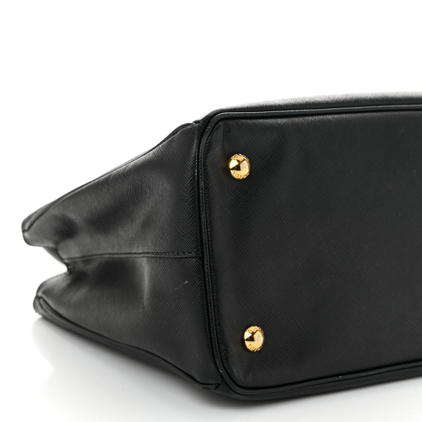 Saffiano Lux Medium Tote Black