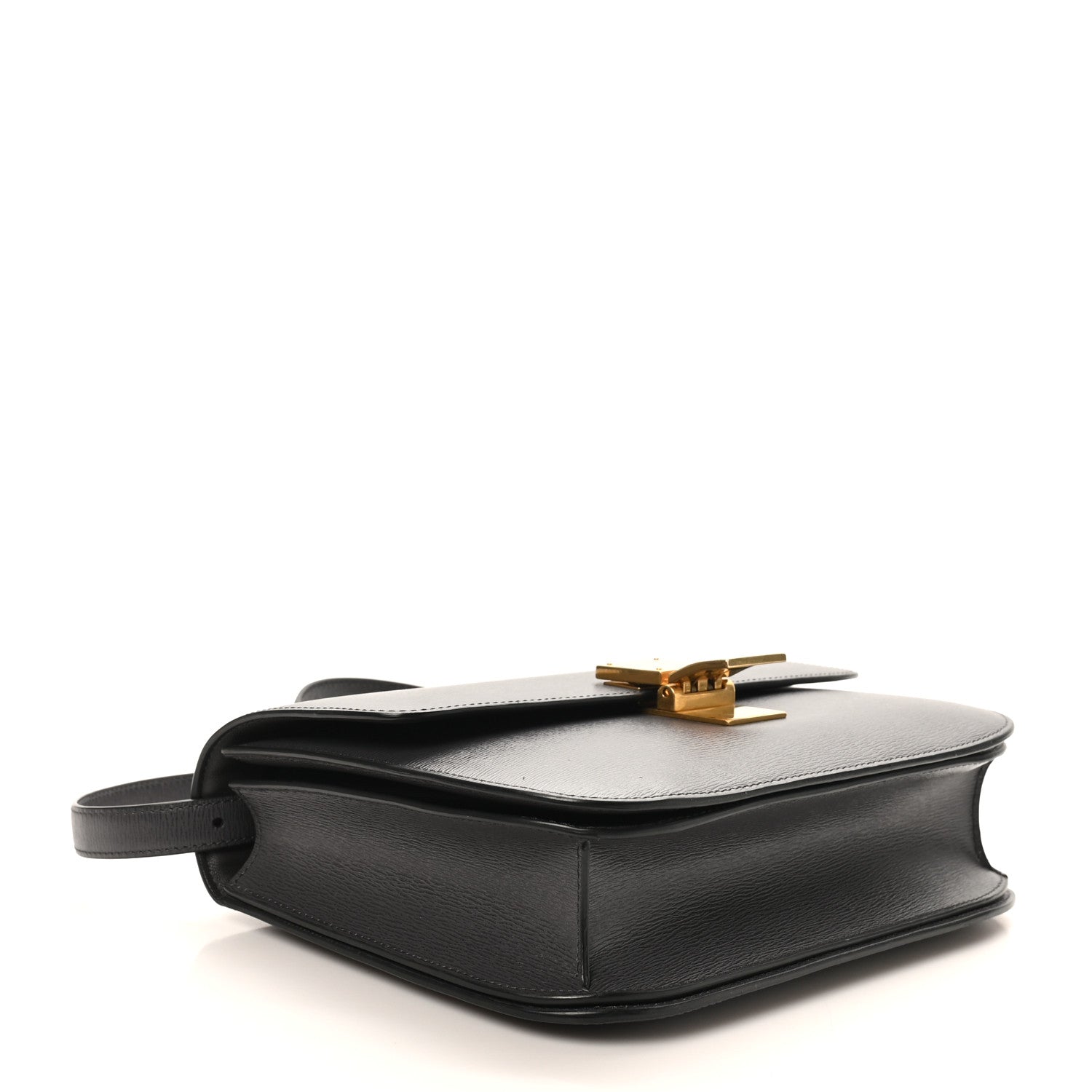 Celine Liege Calfskin Medium Classic Box Flap Bag Liquorice 4 of 10