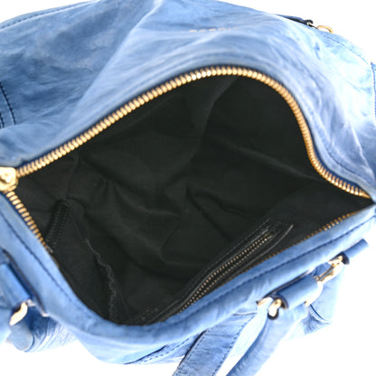 Givenchy Tumbled Sheepskin Medium Pandora Blue 5 of 14