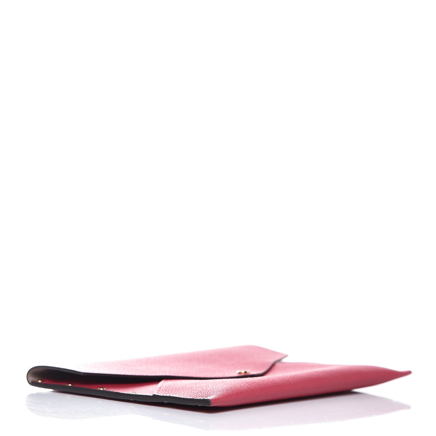 Cuir Rivets Enveloppe Fuchsia