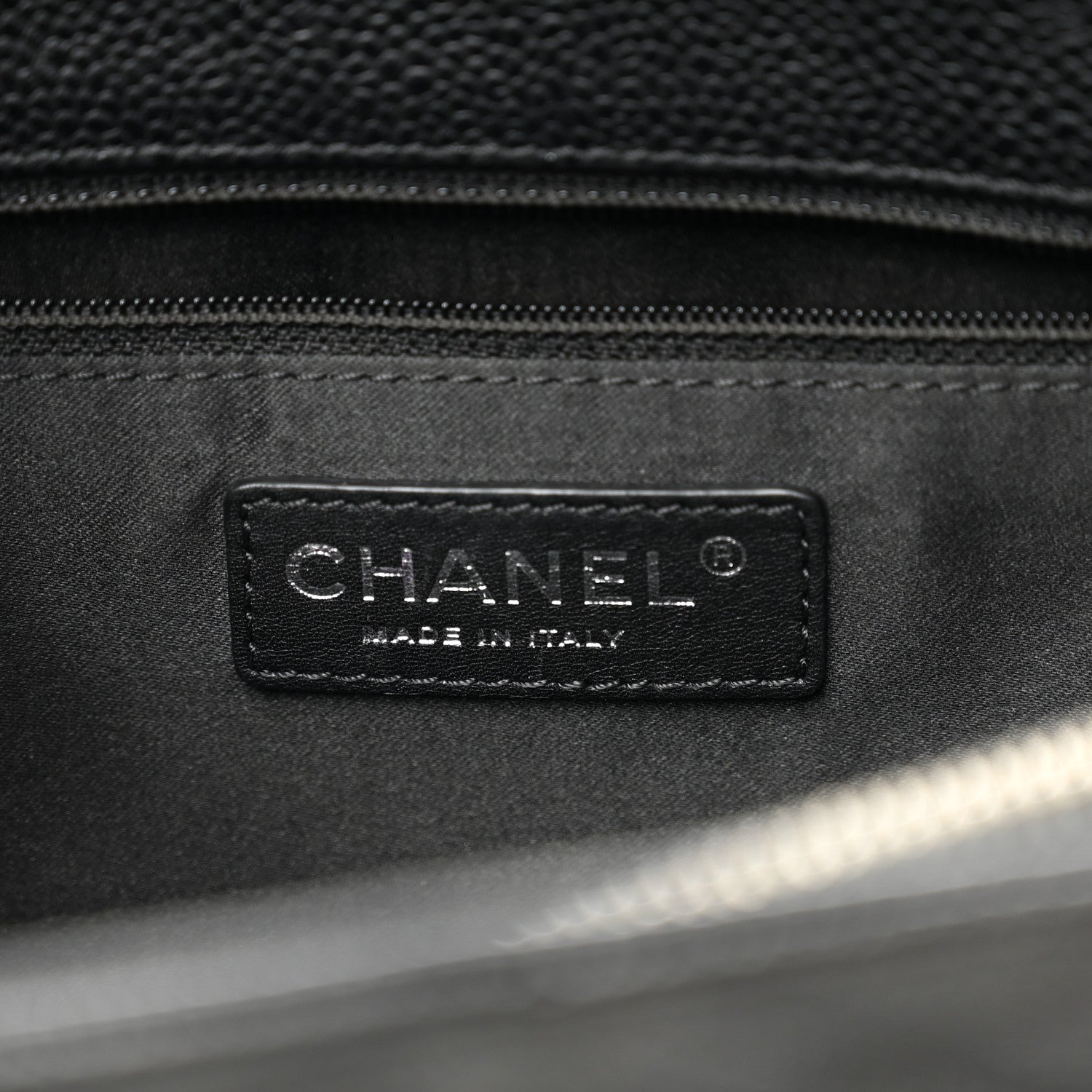 Chanel Caviar Quilted Grand Shopping Tote GST Black 6 of 12