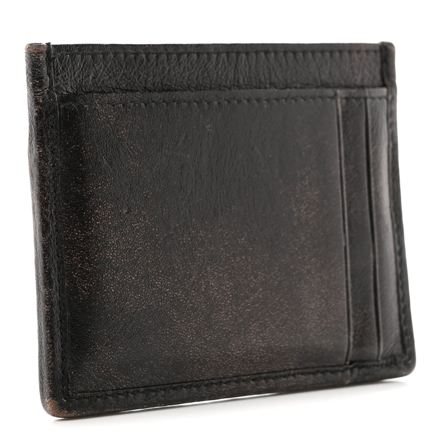 Nappa Matelasse Card Holder Caffe