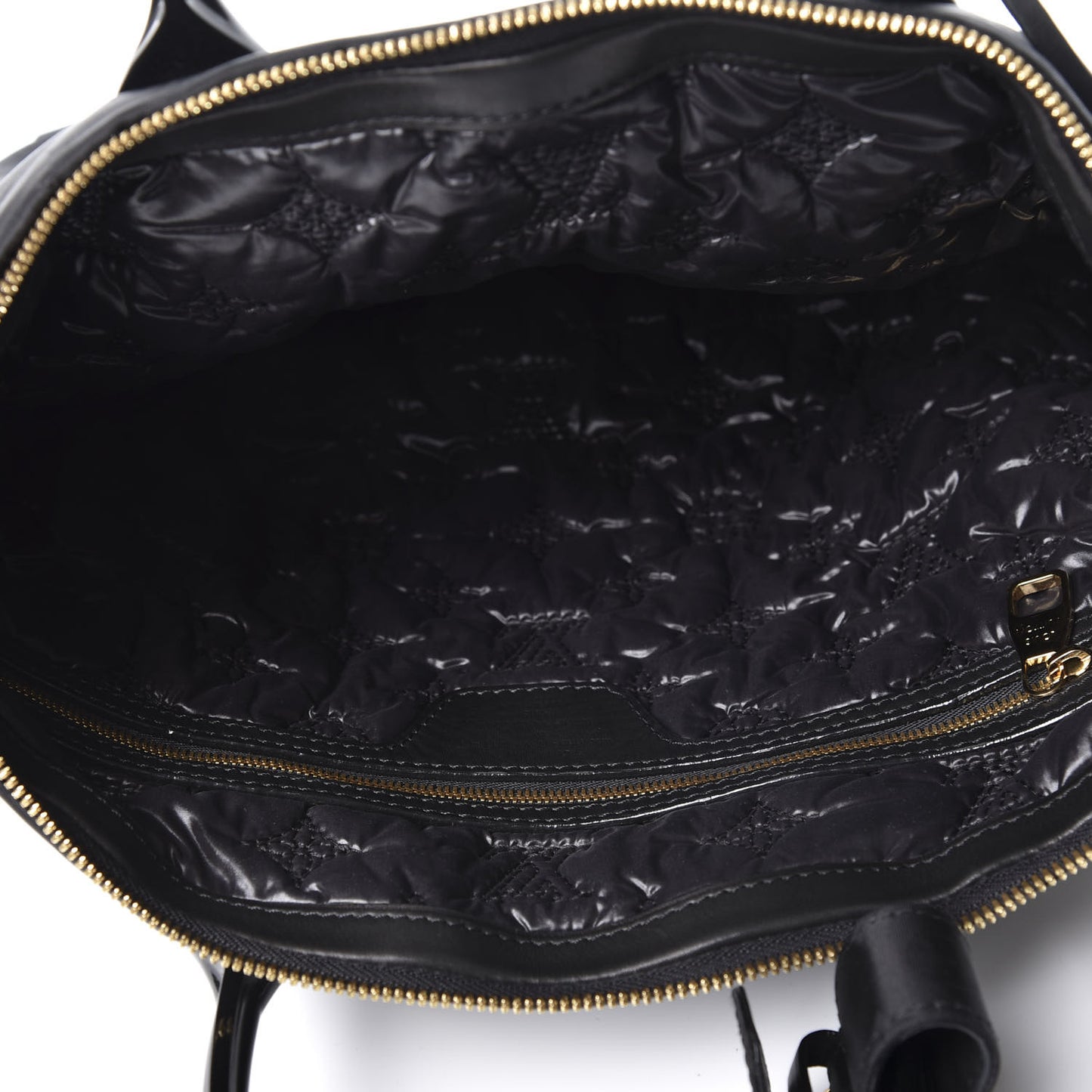 Monogram Nylon Desire Lockit Vertical MM Black