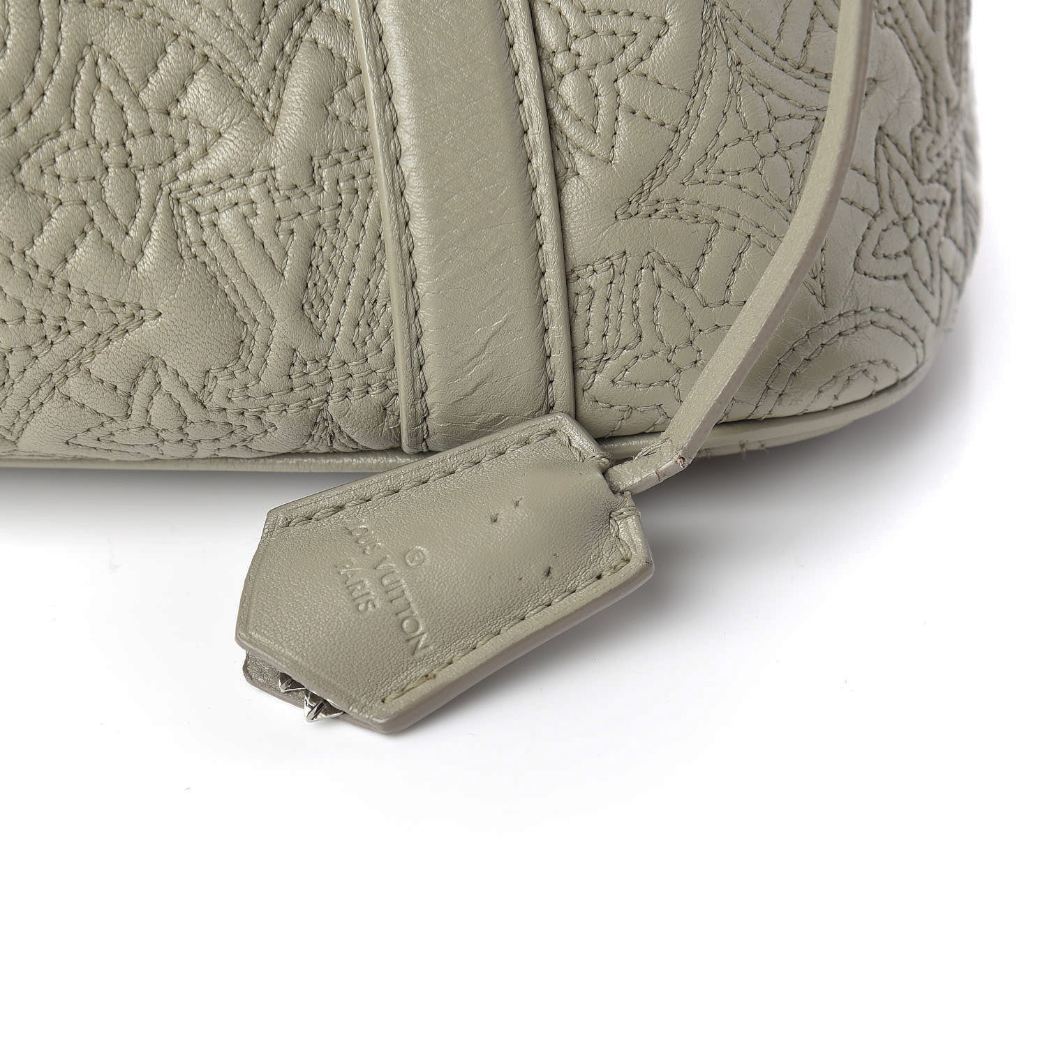 Louis Vuitton Monogram Lambskin Antheia Ixia MM Grey 10 of 11