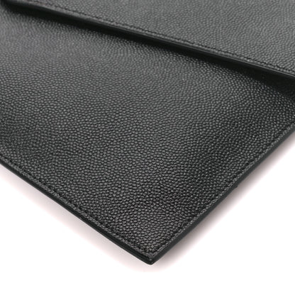 Saint Laurent Grain De Poudre Uptown Pouch Black 10 of 11