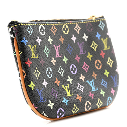 Louis Vuitton Monogram Multicolor Pochette Plate MM Black 3 of 6