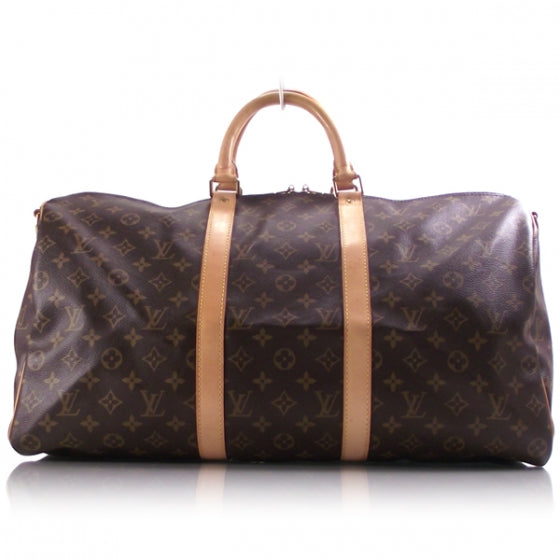 Louis Vuitton Monogram Keepall 55 w/Strap 1 of 10