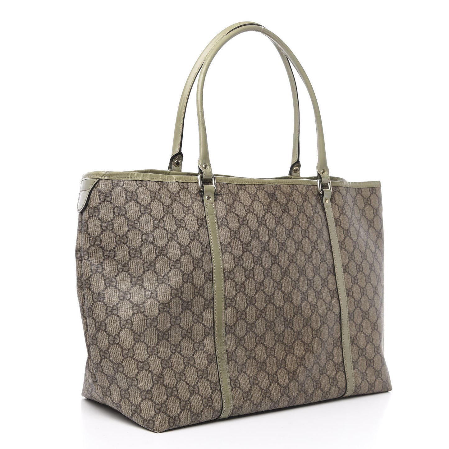 GG Plus Monogram Large Joy Tote Green