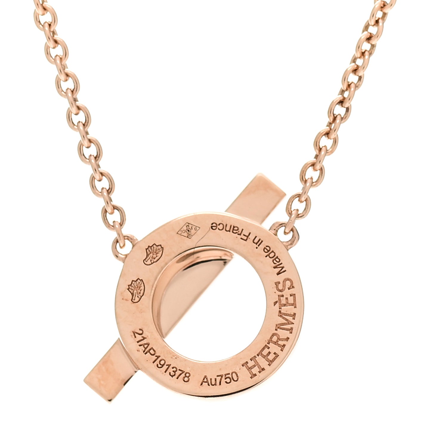 18K Rose Gold Diamond Finesse Pendant Necklace