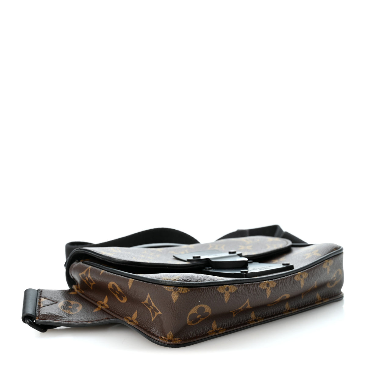 Louis Vuitton Monogram Macassar S Lock Messenger 4 of 10