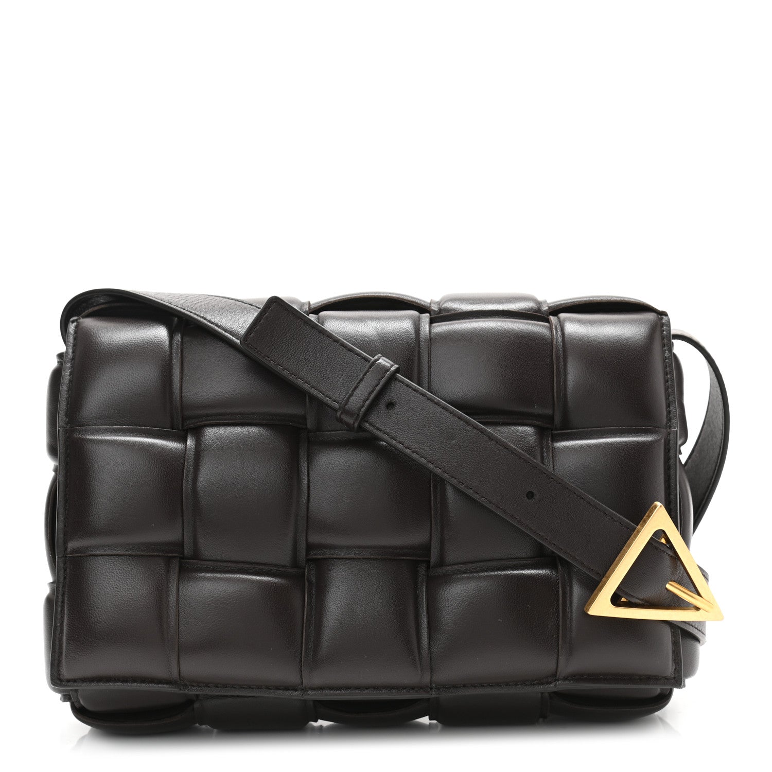 Bottega Veneta Nappa Maxi Intreccio Padded Cassette Crossbody Bag Fondente 1 of 8