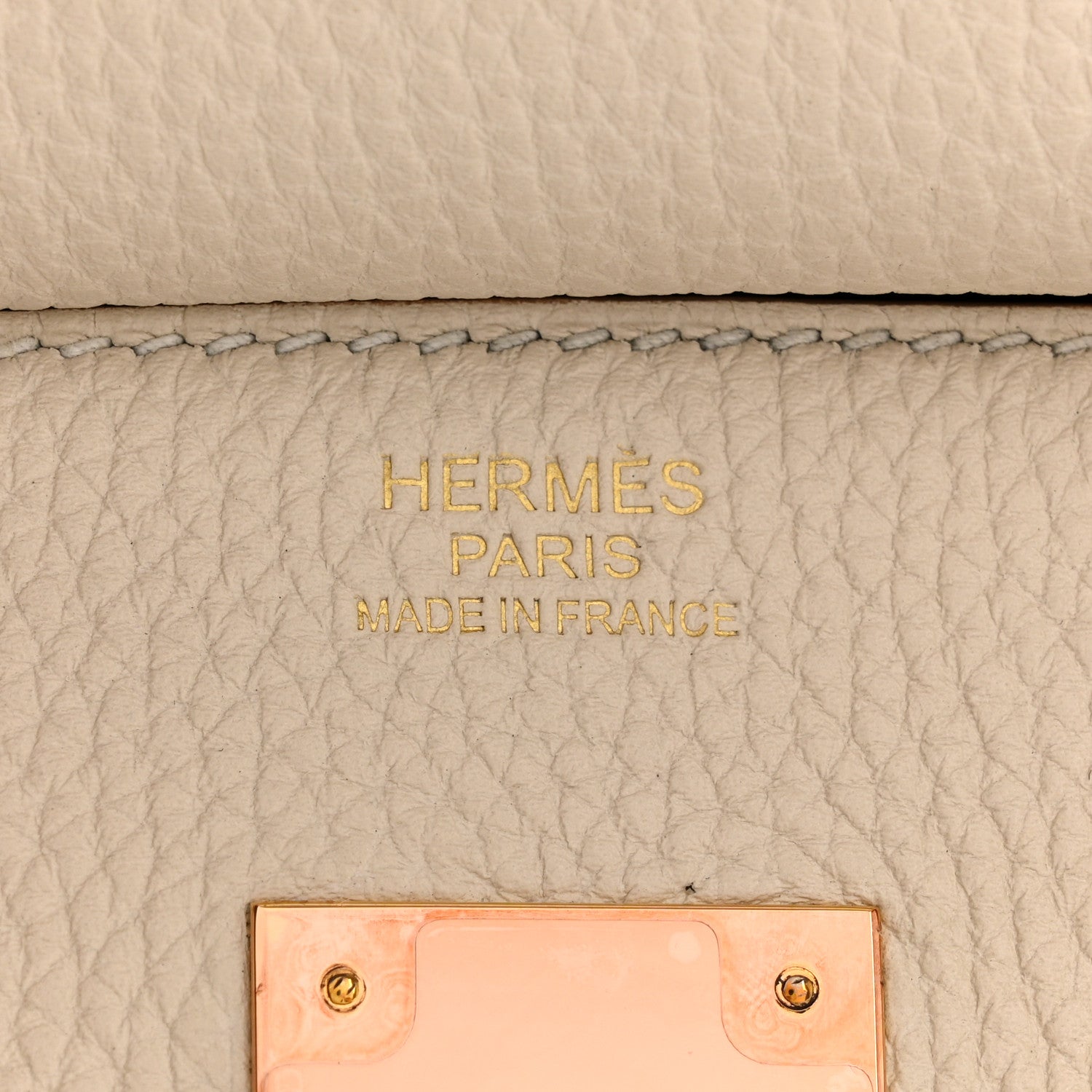 Hermes Togo Birkin 30 Craie 5 of 9