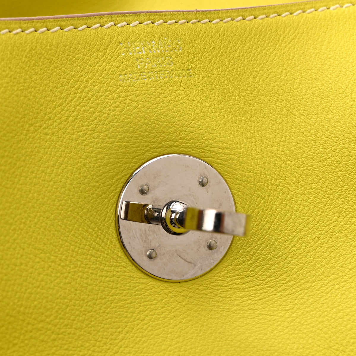 Hermes Evercolor Lindy 30 Lime 6 of 12
