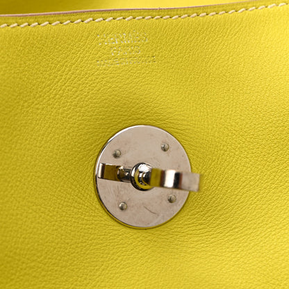 Hermes Evercolor Lindy 30 Lime 6 of 12