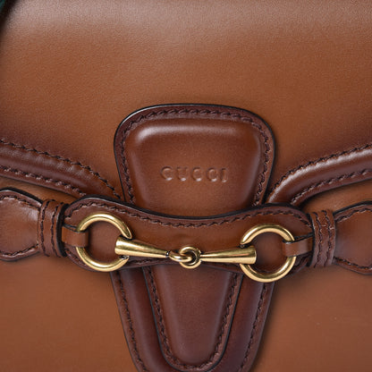 Gucci Calfskin Medium Lady Web Shoulder Bag Cuir 9 of 11