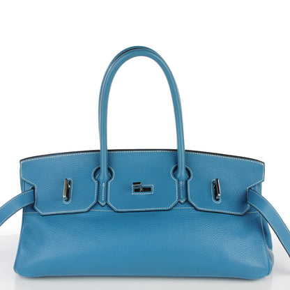 Hermes Taurillon Clemence JPG Birkin 42 Blue Jean 11 of 20
