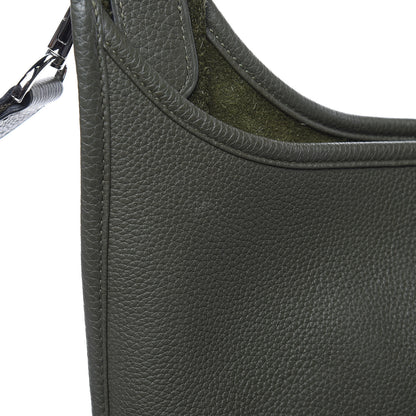 Hermes Taurillon Maurice Evelyne III PM Vert Olive 10 of 12