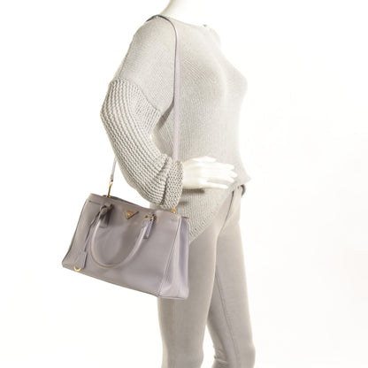 Prada Saffiano Lux Medium Tote Glicine 2 of 9