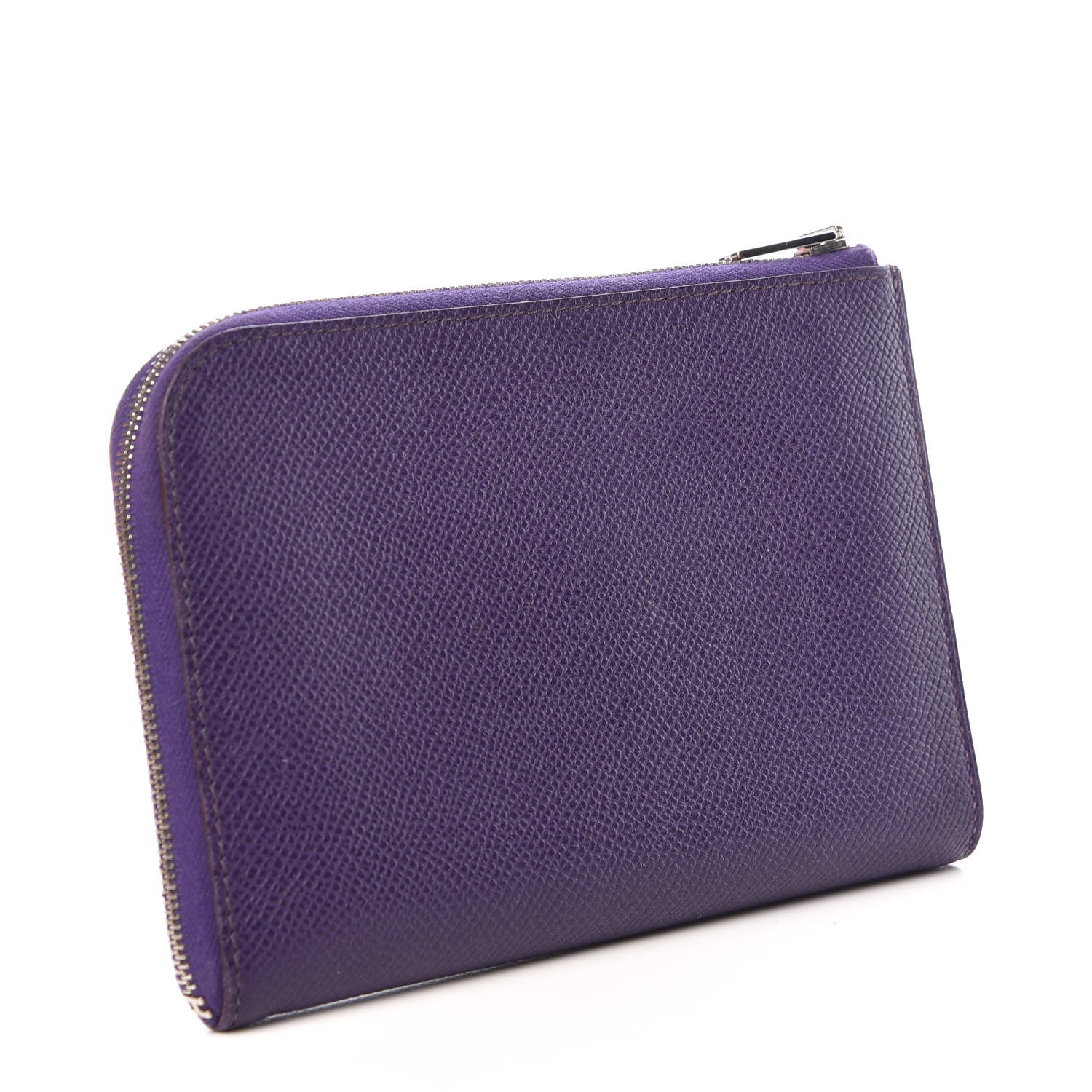 Hermes Epsom Remix Duo Wallet Iris 4 of 10