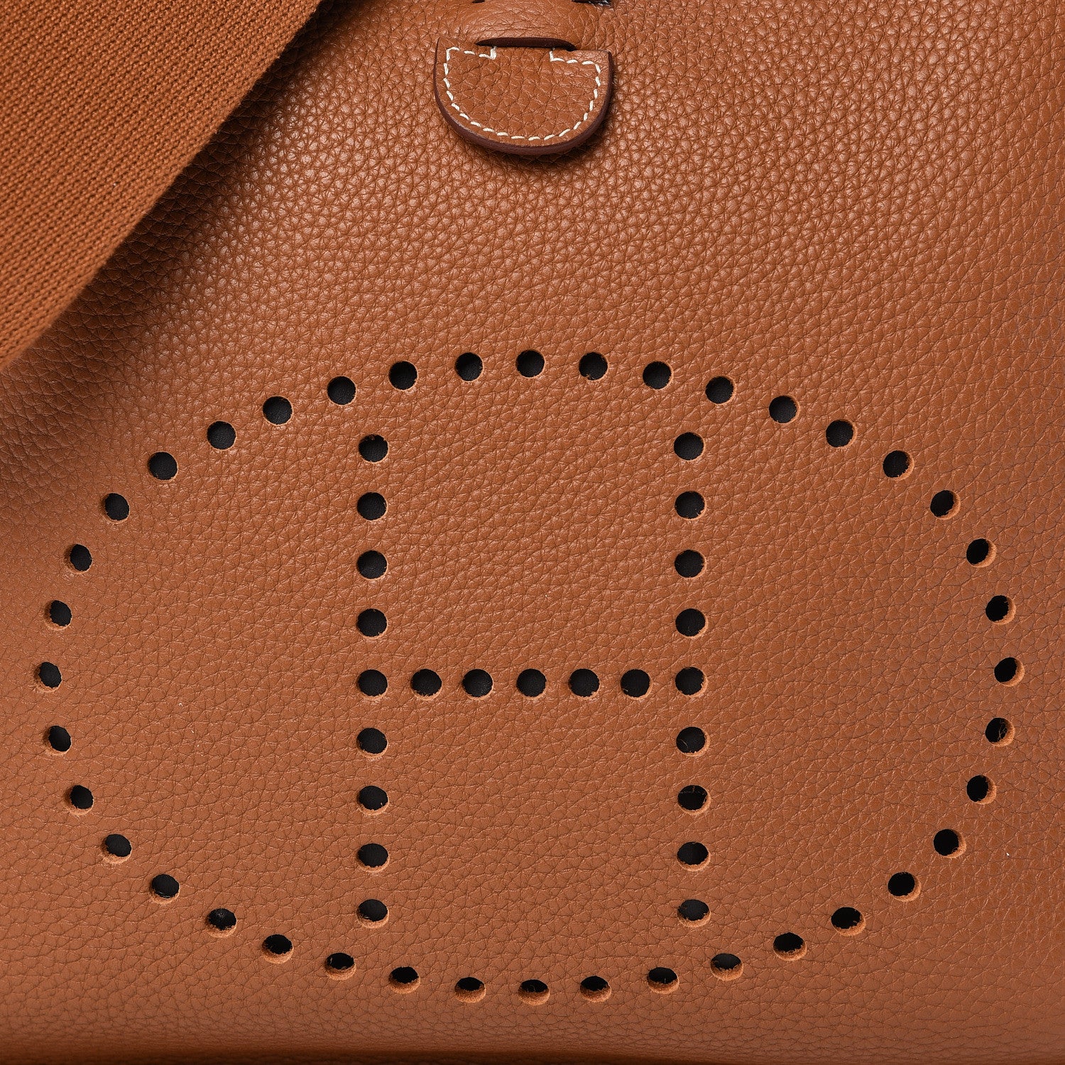Hermes Taurillon Clemence Evelyne III GM Gold 8 of 11