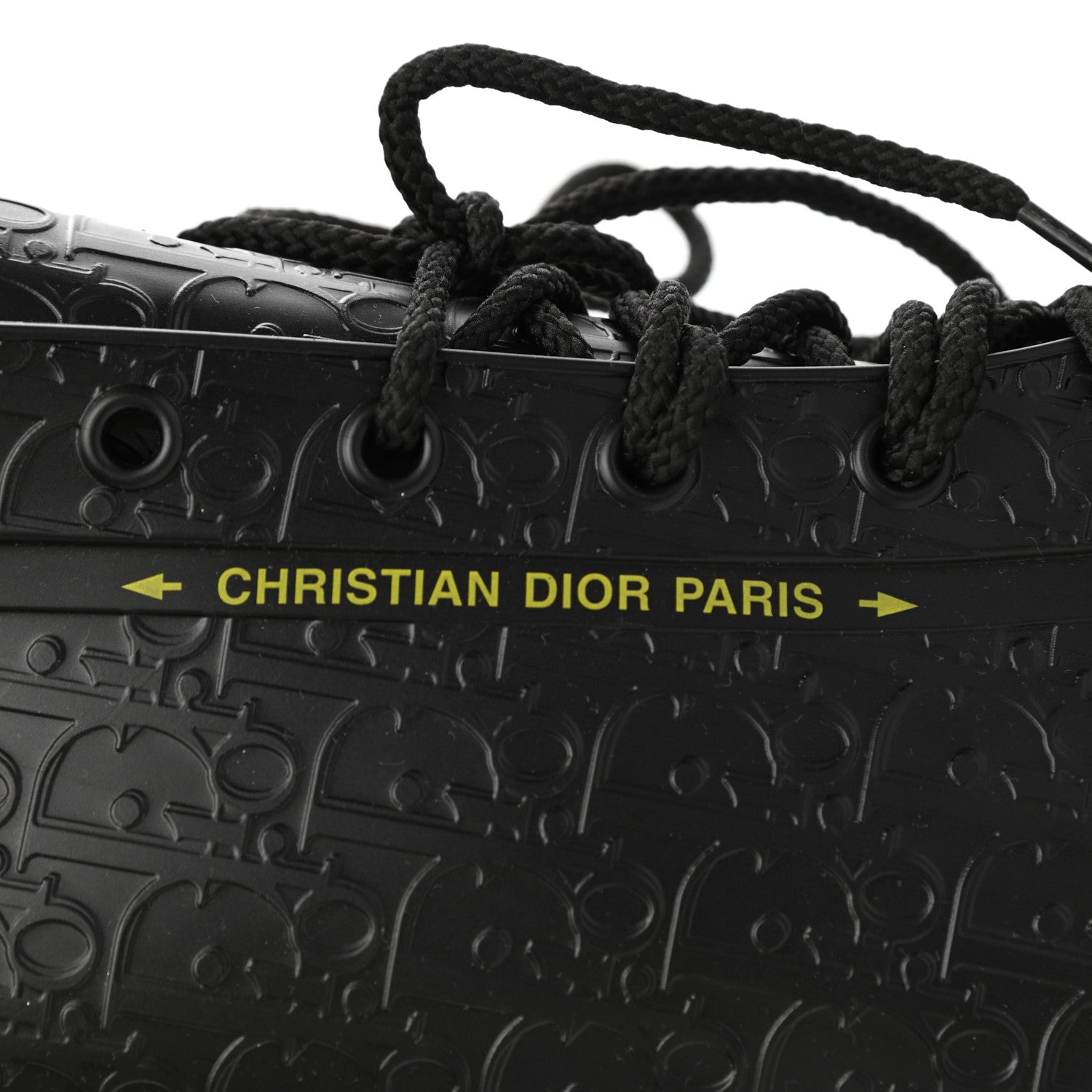 Christian Dior Oblique Rubber Diorcamp Boots 35 Black 7 of 7