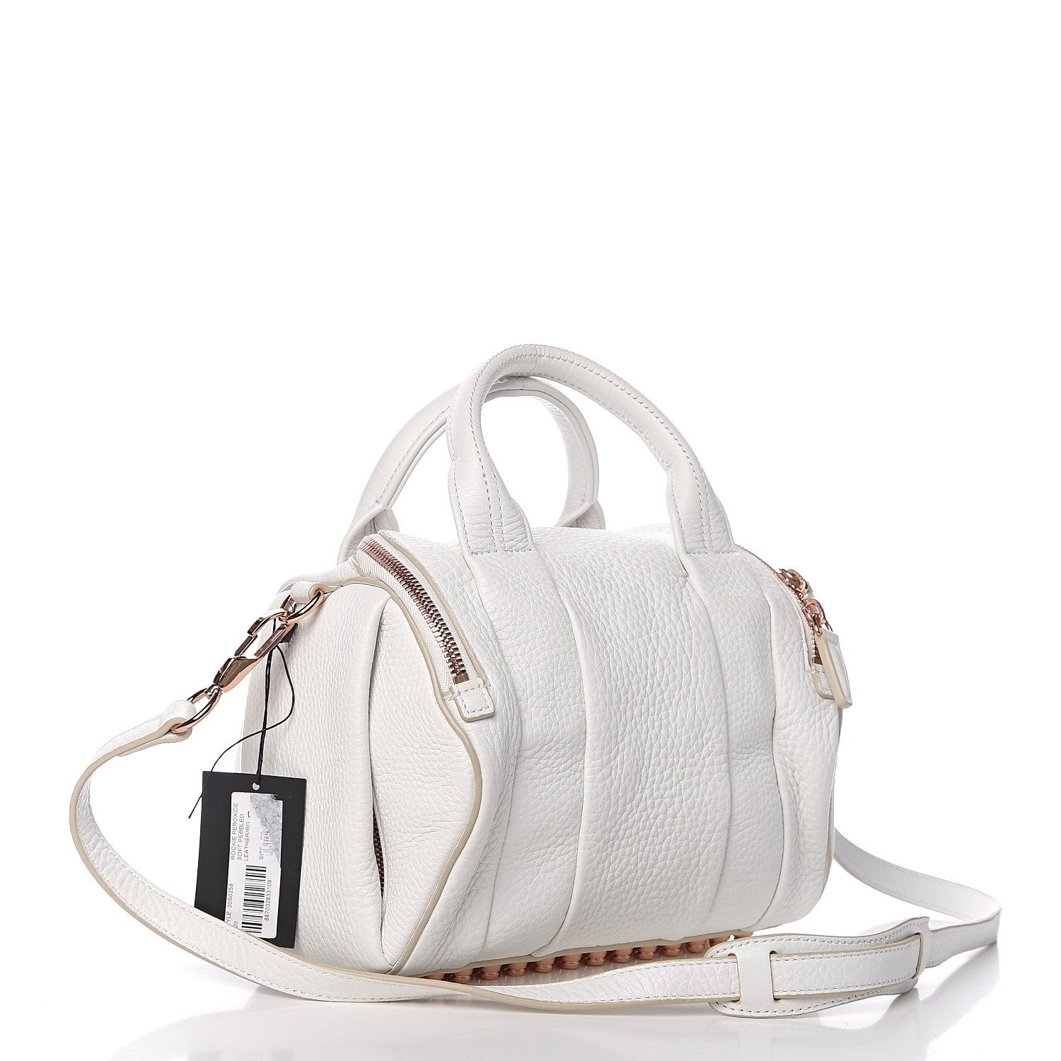 Alexander Wang Pebbled Lambskin Rockie Peroxide 2 of 9