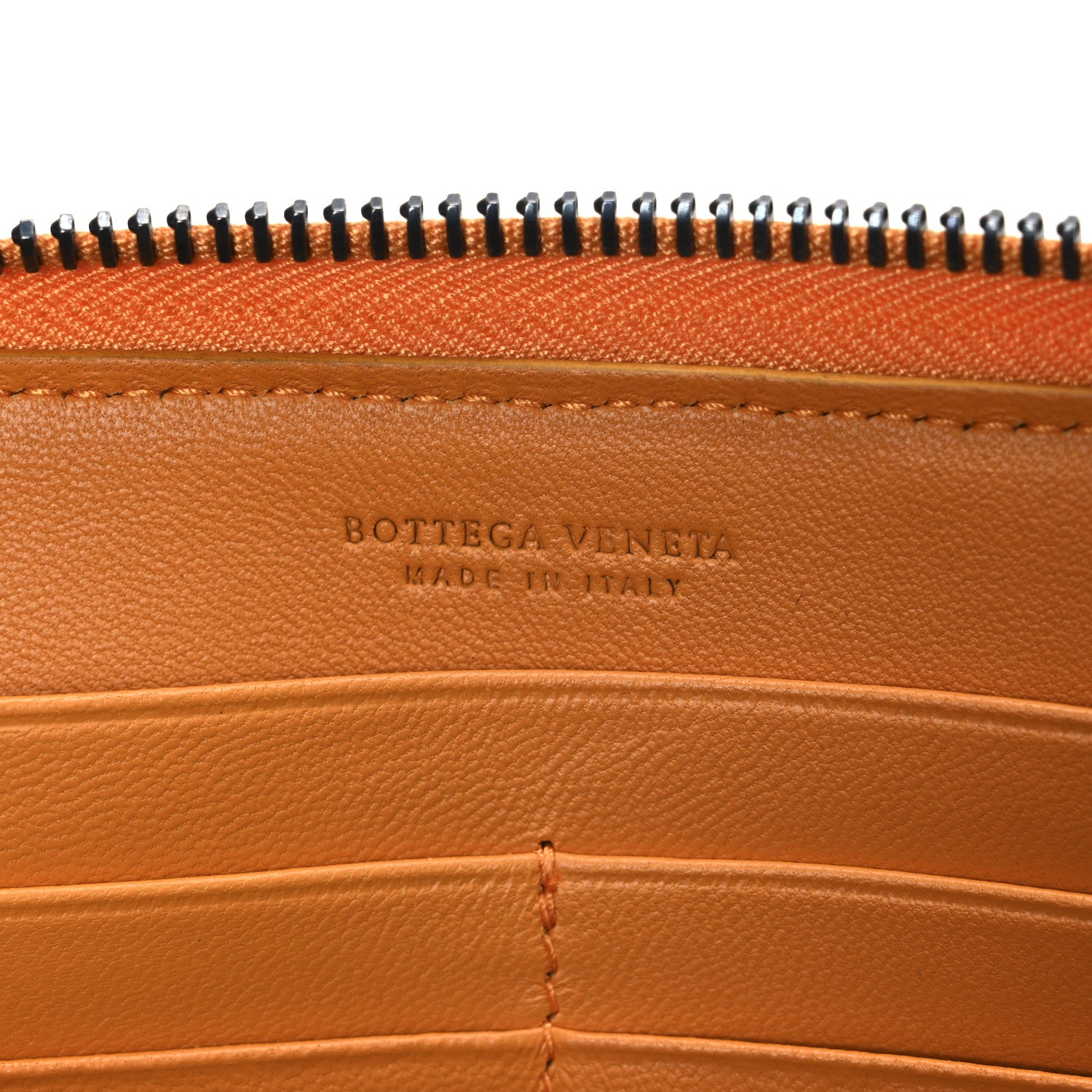 Bottega Veneta Nappa Intrecciato Zip Around Wallet Topaz 6 of 8