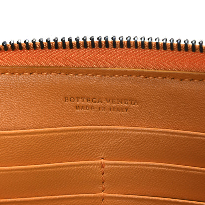 Bottega Veneta Nappa Intrecciato Zip Around Wallet Topaz 6 of 8