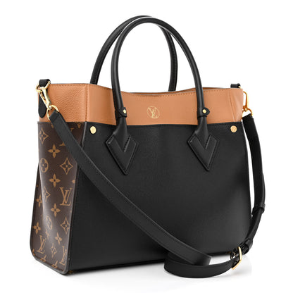 Louis Vuitton Calfskin Monogram On My Side Black 3 of 10
