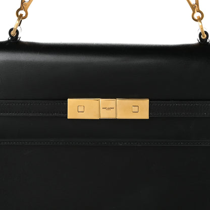 Saint Laurent Smooth Calfskin Manhattan Top Handle Black 8 of 11