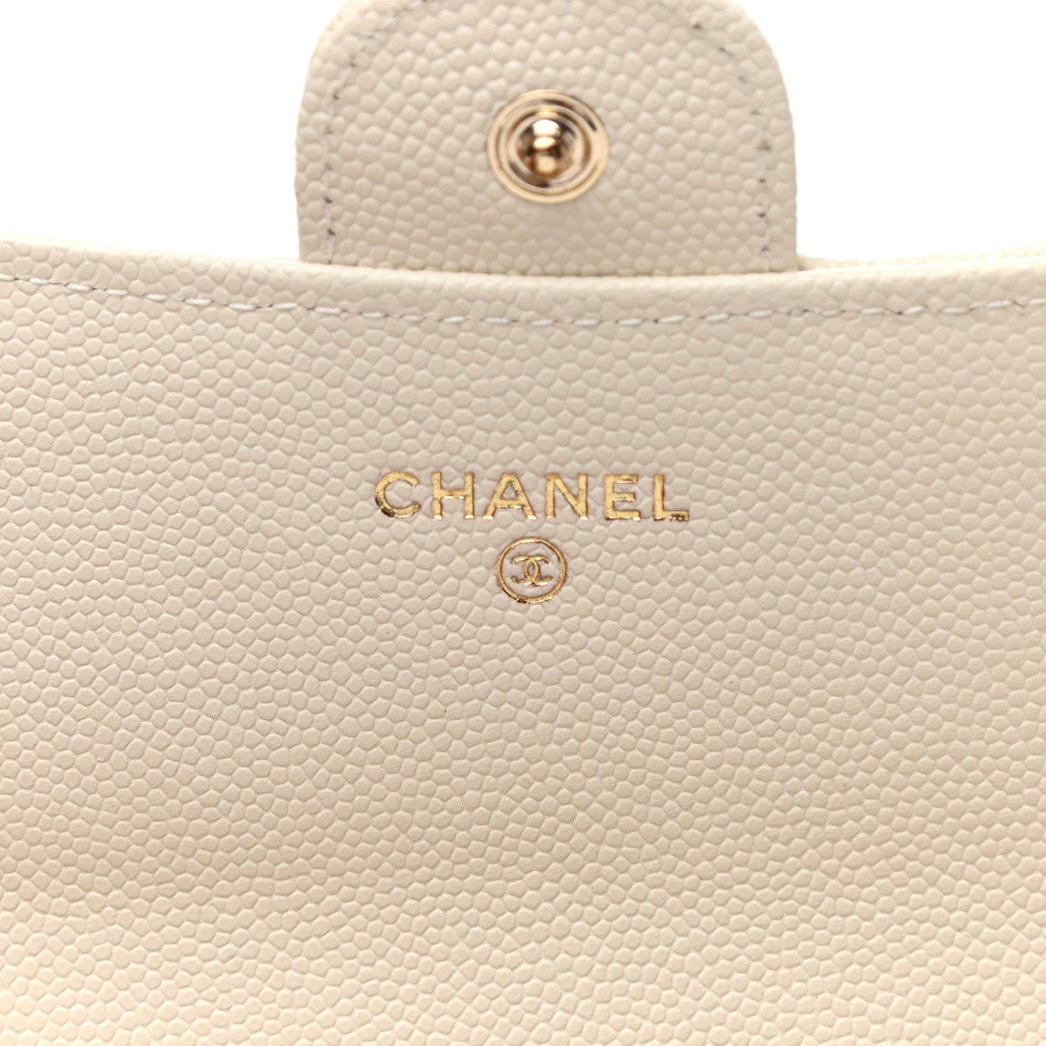 Chanel Caviar Quilted Medium Flap Wallet White 6 of 10