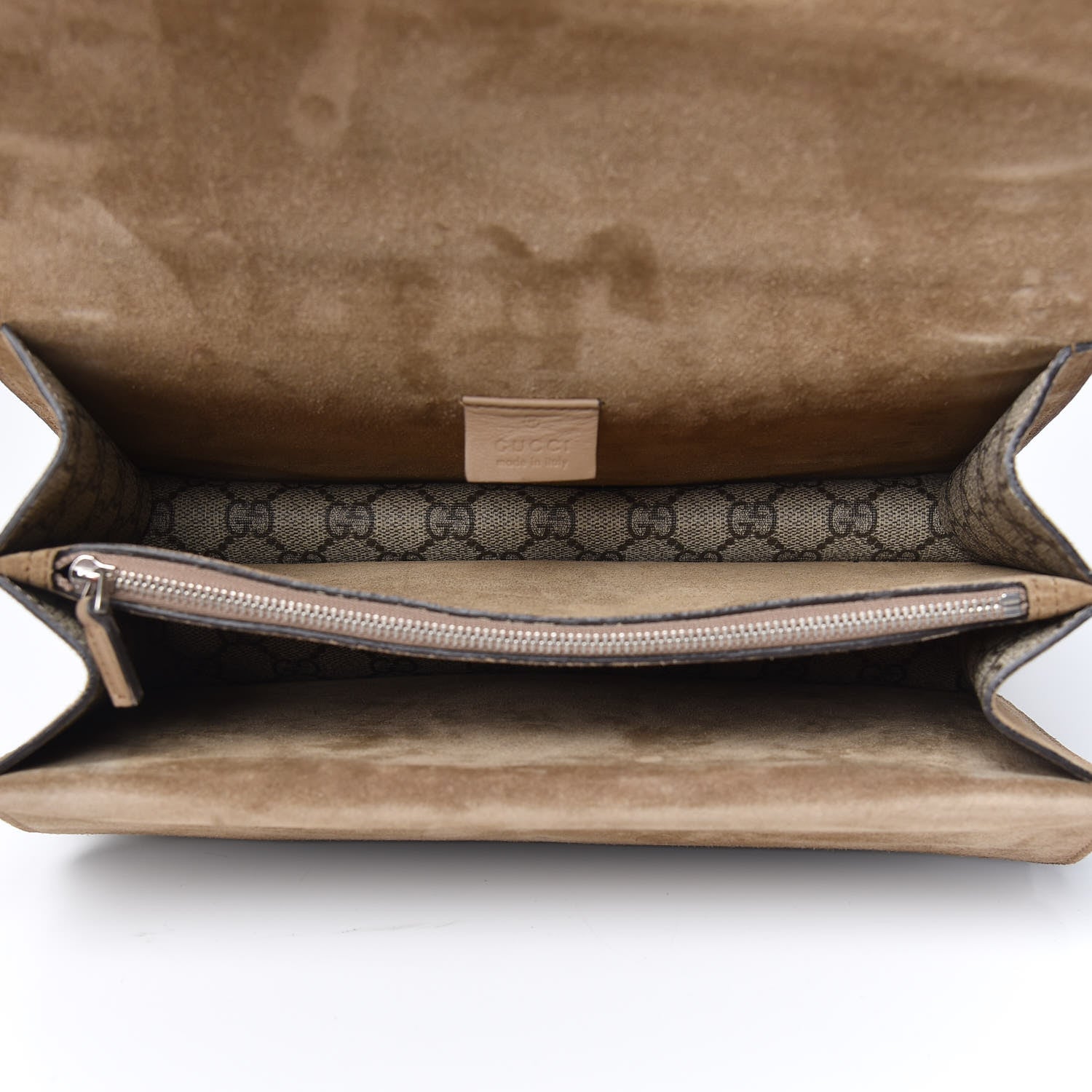 Gucci GG Supreme Monogram Small Dionysus Shoulder Bag Taupe 5 of 10