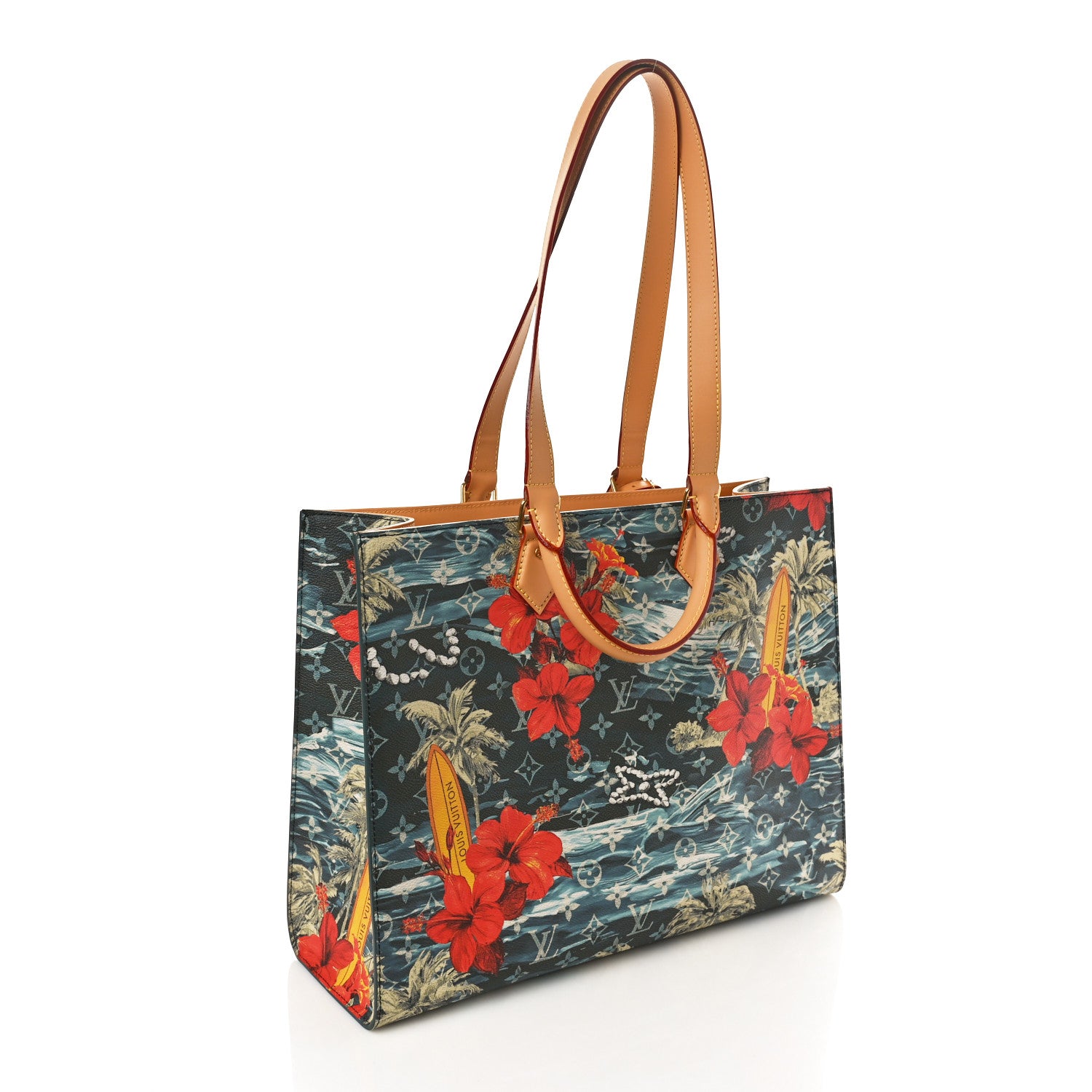 Louis Vuitton Monogram Surfin' Sac Plat 24H Navy Blue 3 of 11