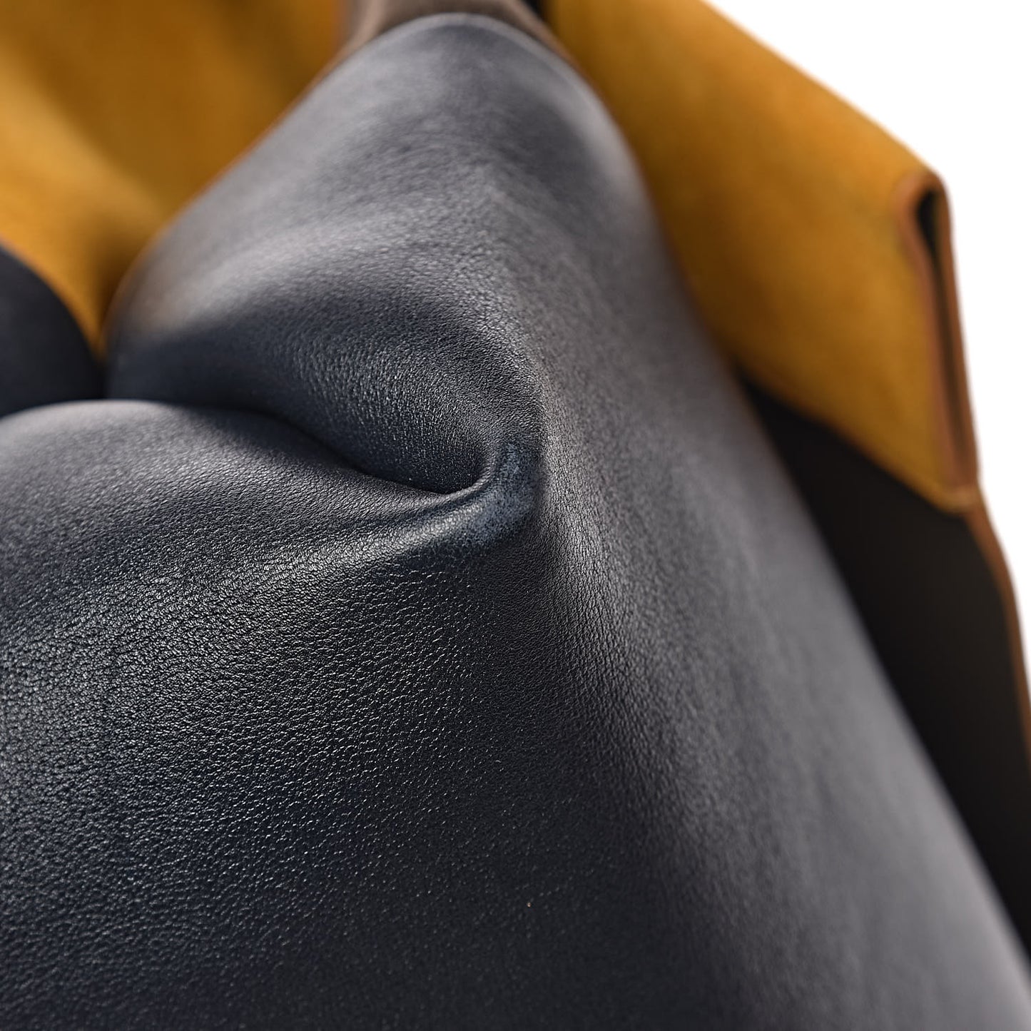 Calfskin Suede All Soft Shoulder Bag Amber