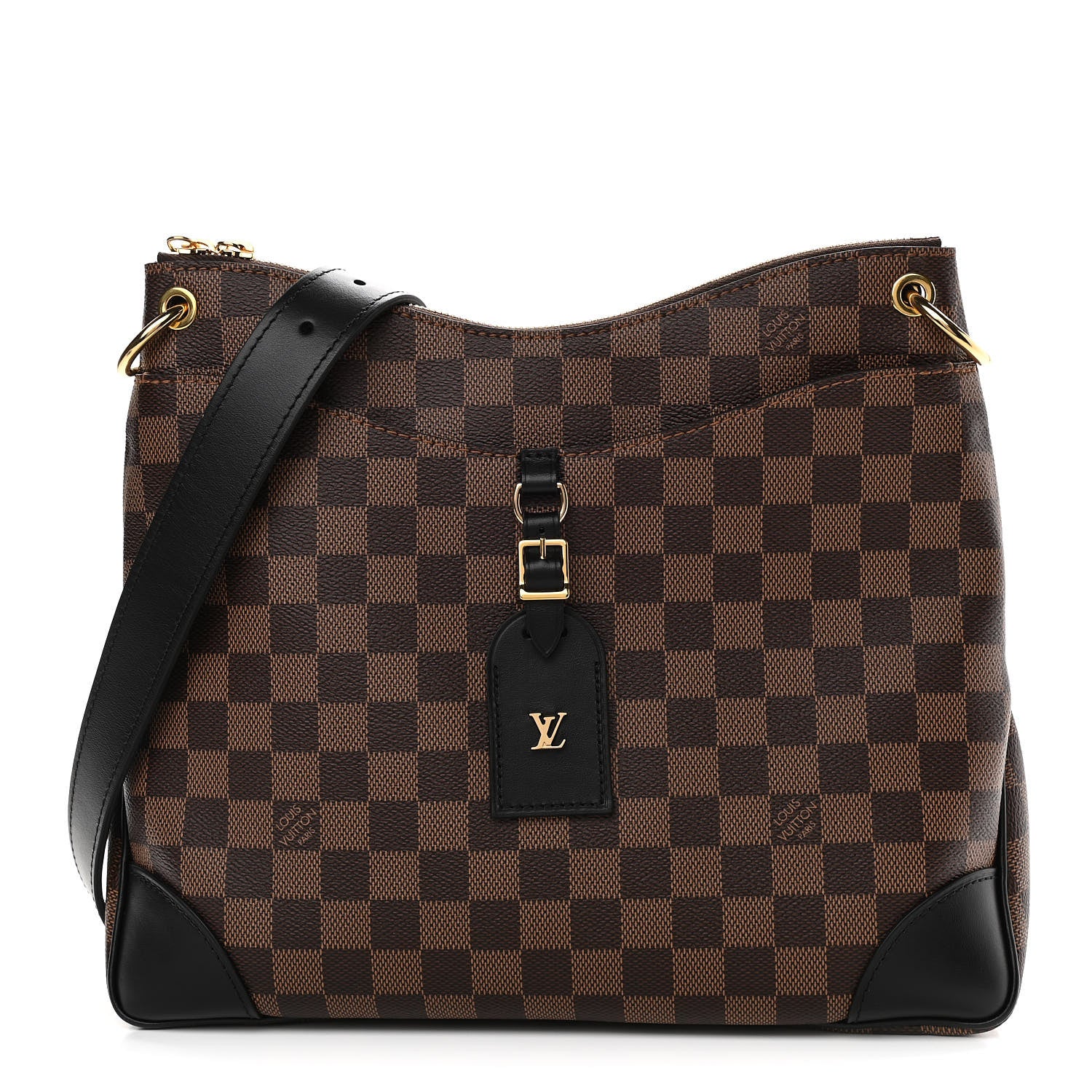 Louis Vuitton Damier Ebene Odeon MM Black 1 of 9
