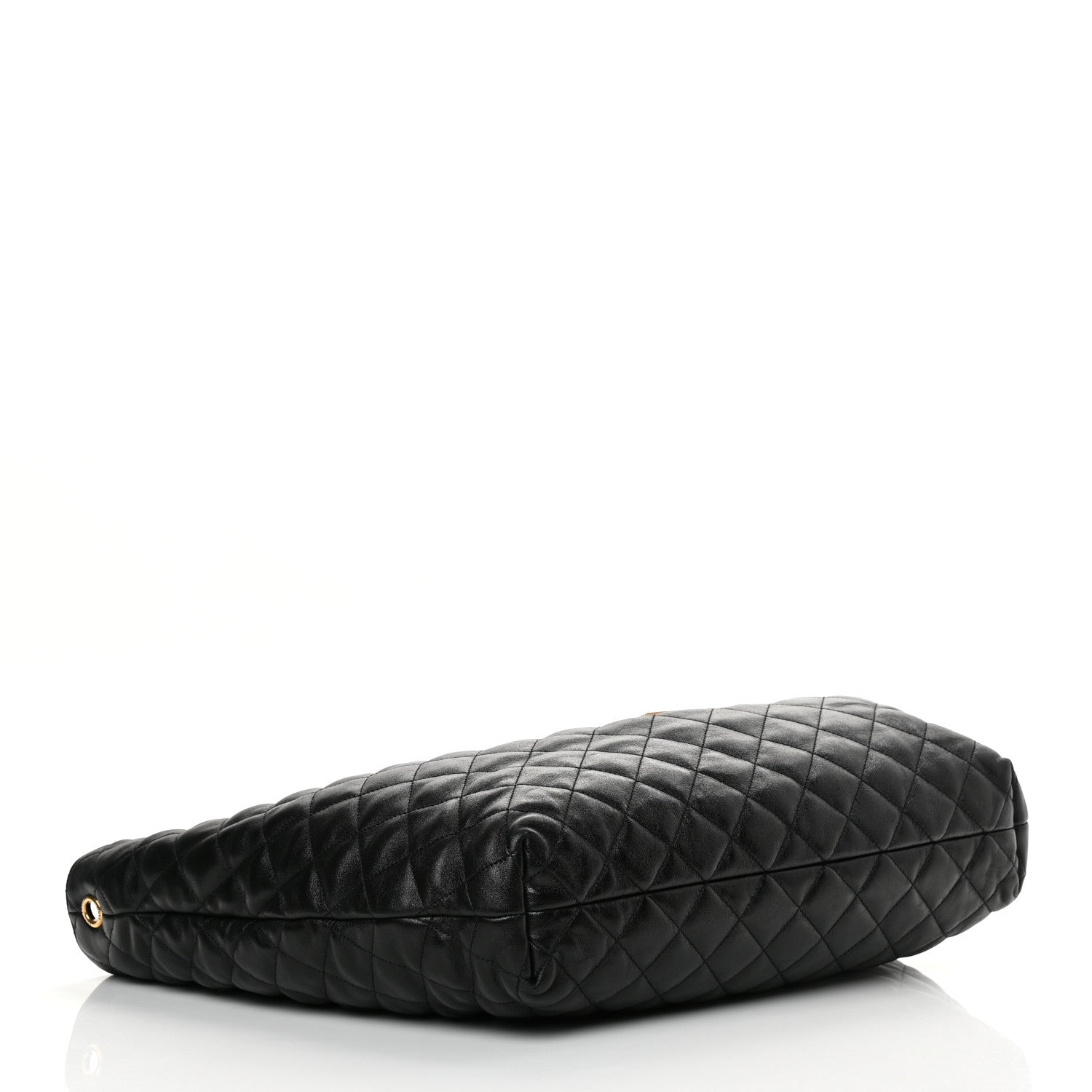 Saint Laurent Lambskin Quilted Maxi Icare Shopping Tote Black 5 of 12