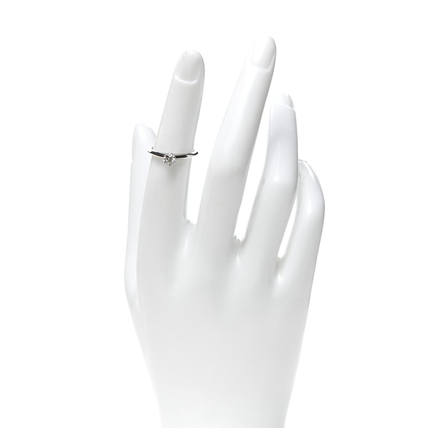 Platinum Diamond .25ct Solitaire Engagement Ring 49 5
