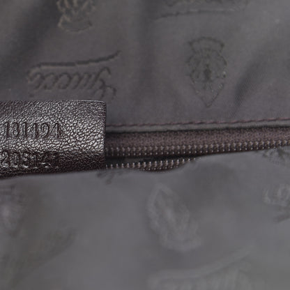 Gucci Crystal Monogram Crest Embossed Tote Brown 7 of 12