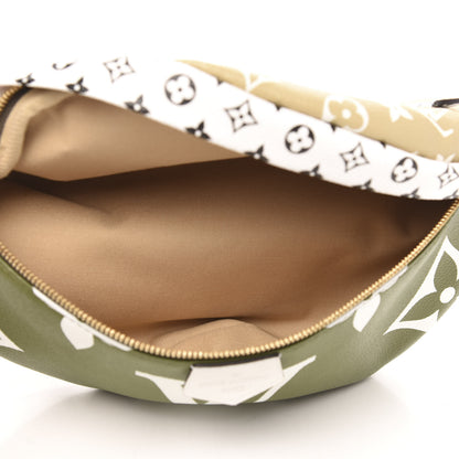 Louis Vuitton Monogram Giant Bumbag Kaki Beige 5 of 10