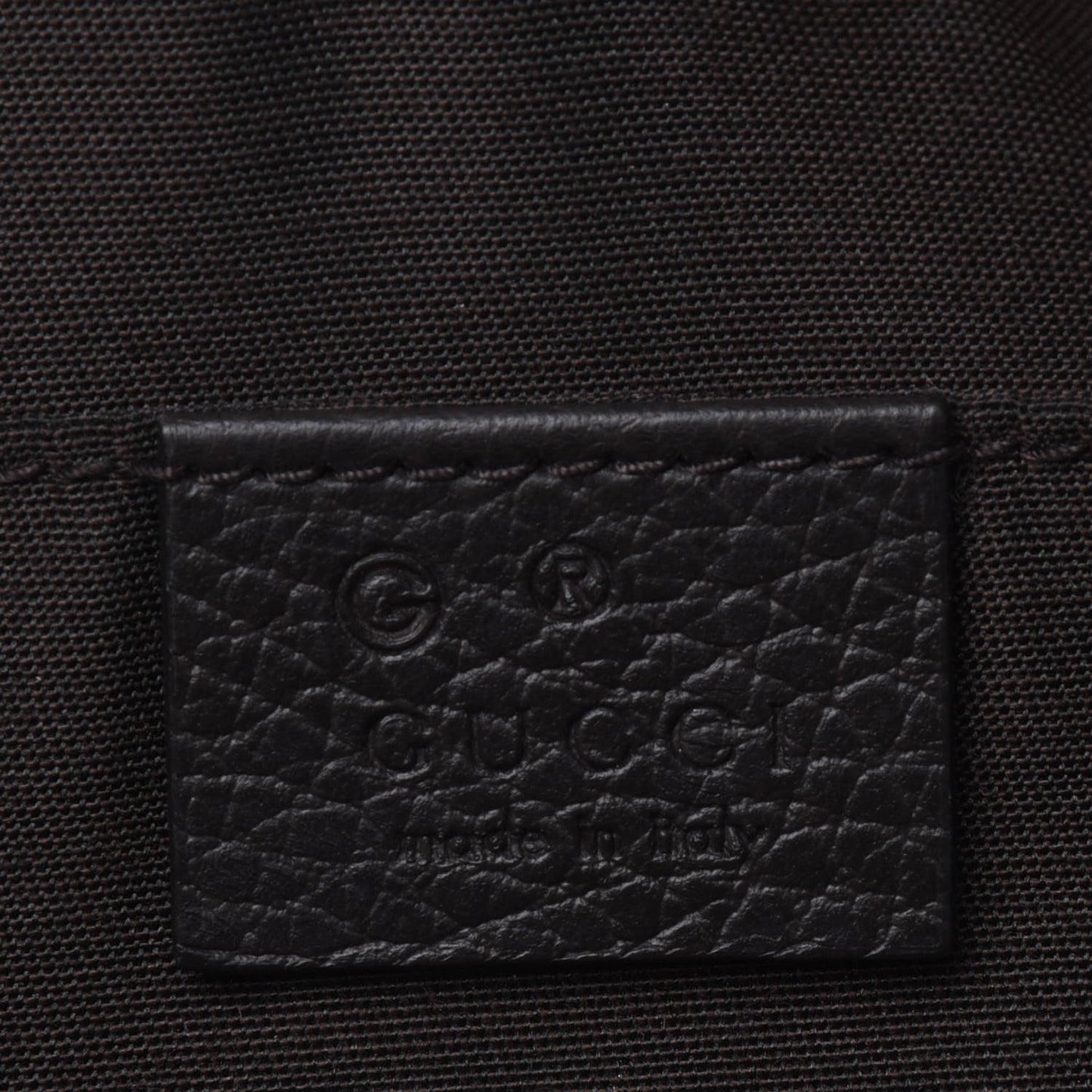 Monogram Belt Bag Dark Brown