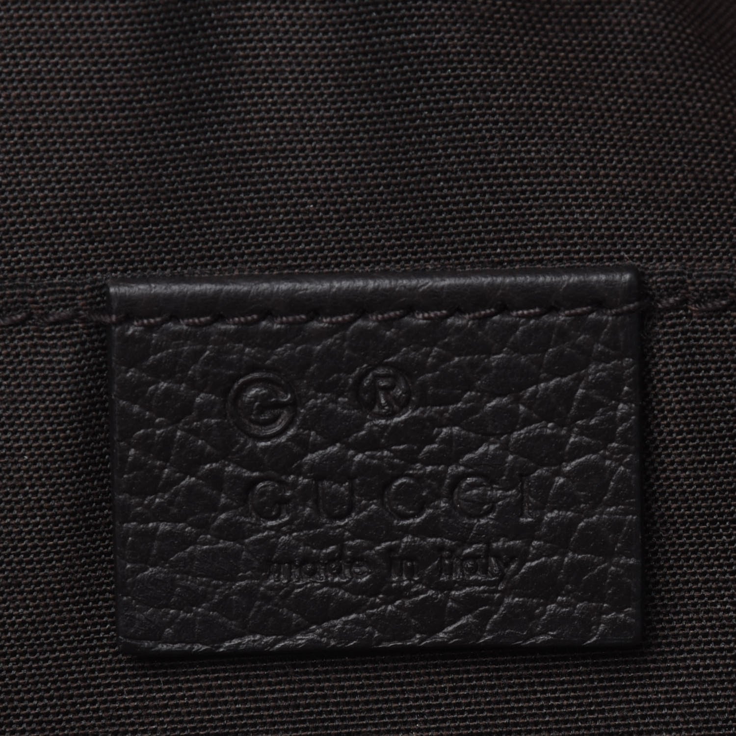 Gucci Monogram Belt Bag Dark Brown 5 of 15