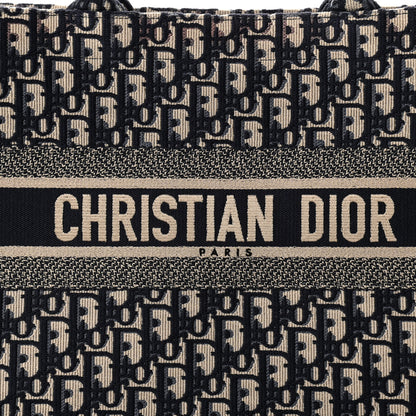 Christian Dior Oblique Medium Book Tote Blue Multicolor 8 of 10