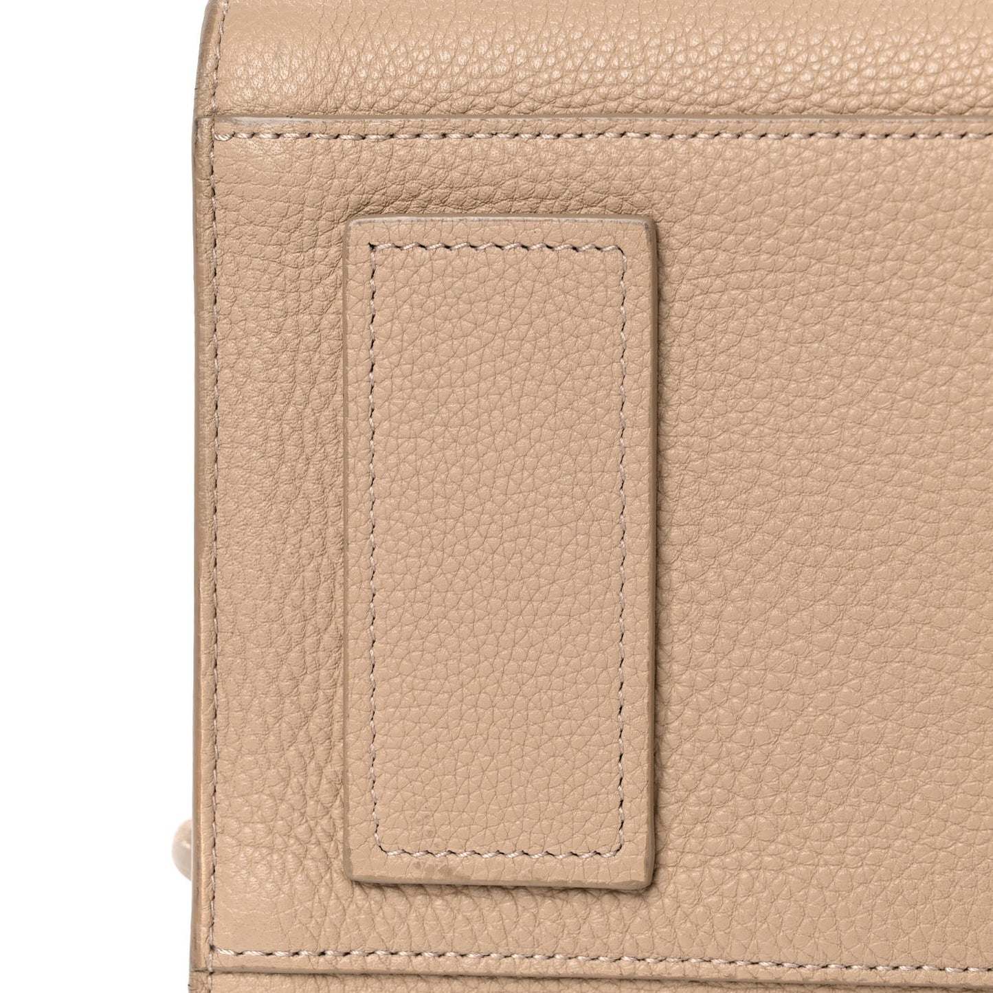 Grained Calfskin Small Supple Sac De Jour Dark Beige