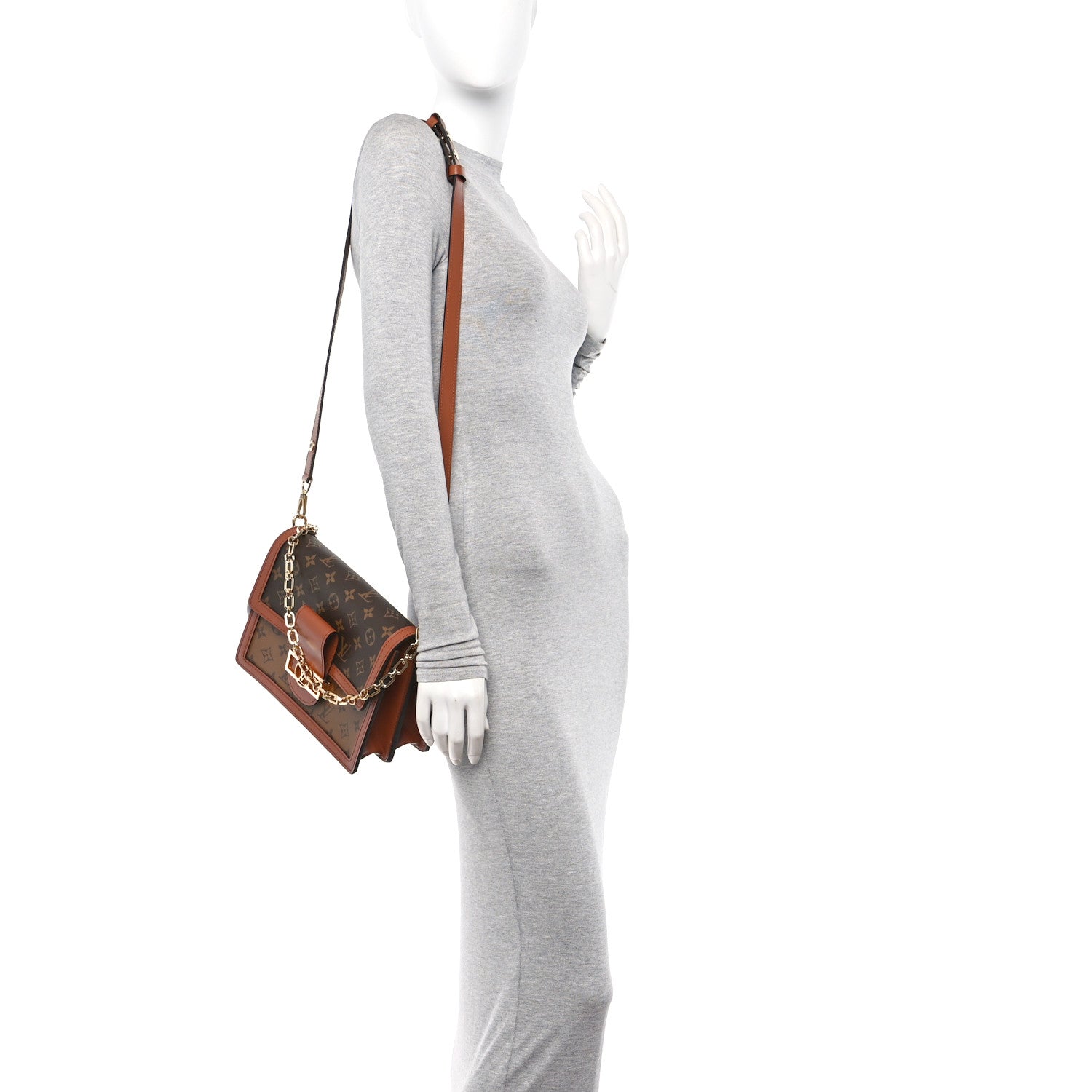 Louis Vuitton Reverse Monogram Dauphine MM 2 of 12
